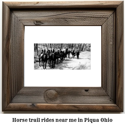 horse trail rides near me in Piqua, Ohio